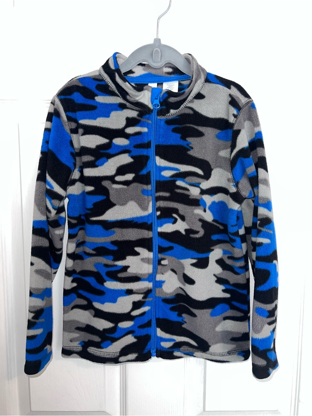 Kids 5/6 Toughskins Camo Full-Zip Fleece Jacket